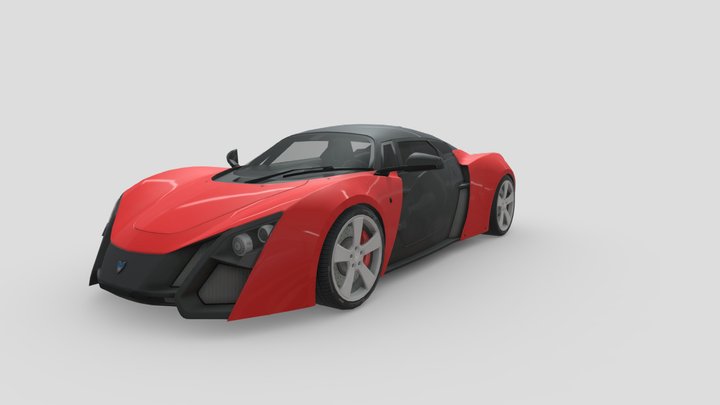 2012 Marussia B2 3D Model