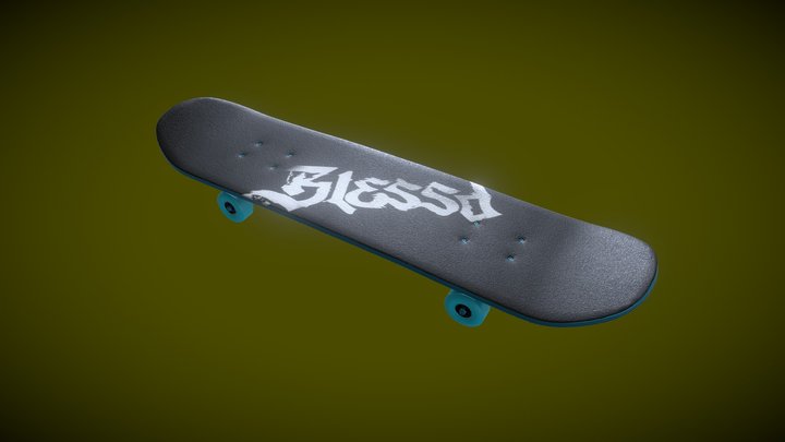 URB4N Skateboard | Texturing Challenge 3D Model