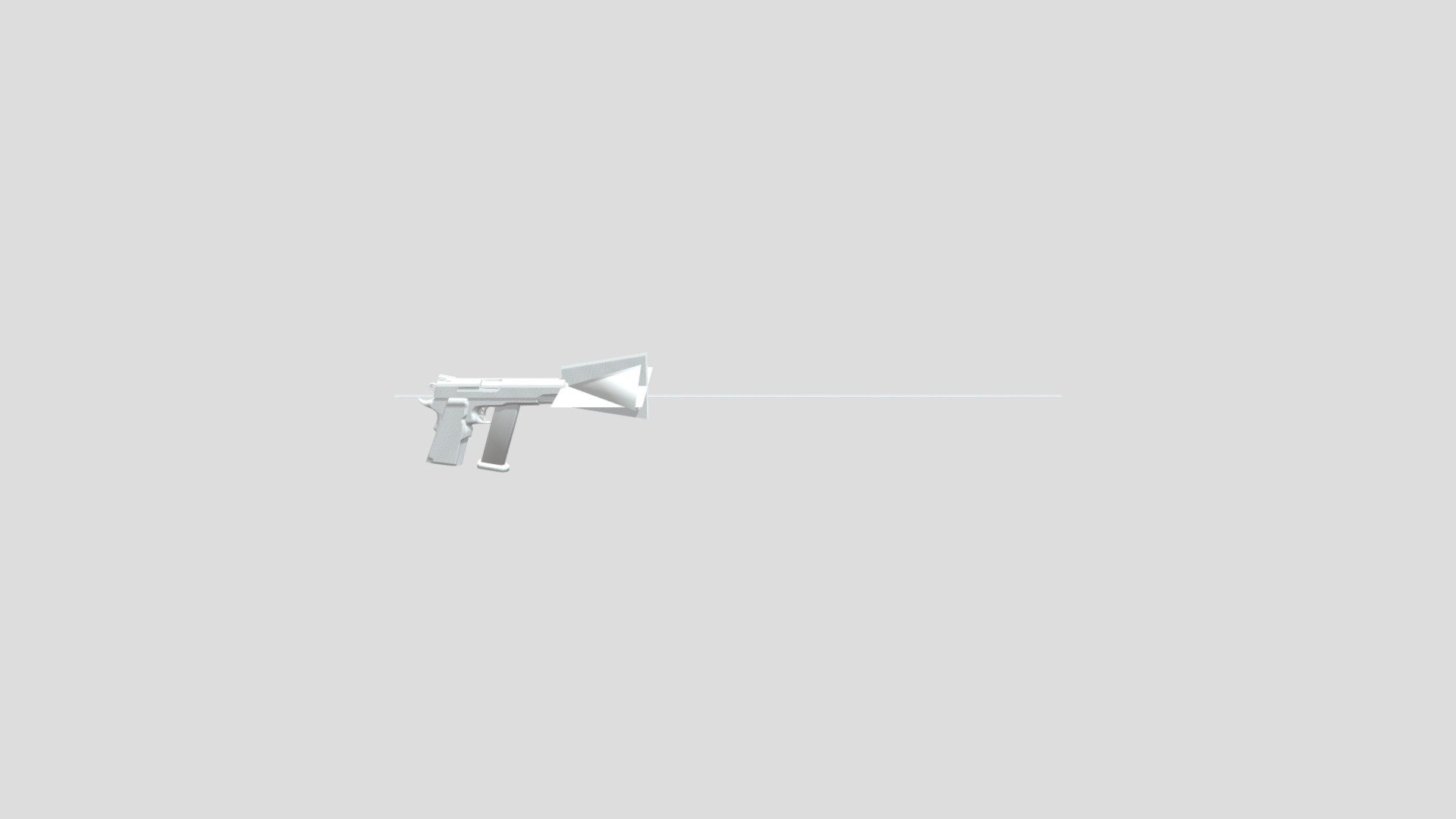 45 ACP Smith And Wesson 3D Model