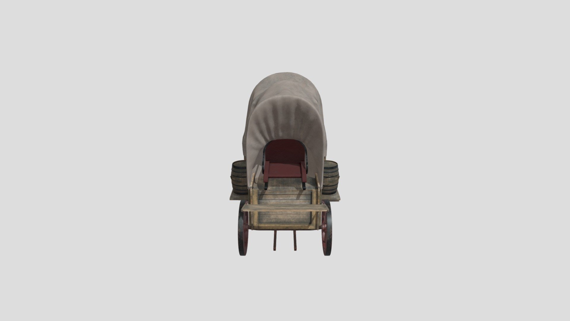 Covered Wagon 3D - Download Free 3D model by soufiane oujihi ...