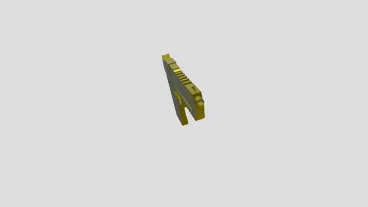 24 karat Golden Deagle 3D Model