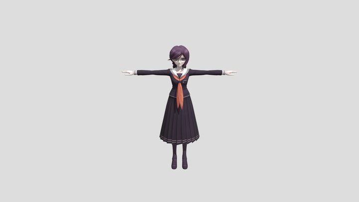 Touko Fukawa 3D Model