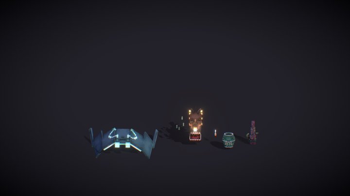 Hollow Woods Vol.1 3D Model