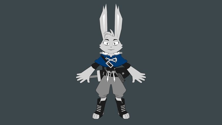 Cobalt (Maya Lowpoly) 3D Model