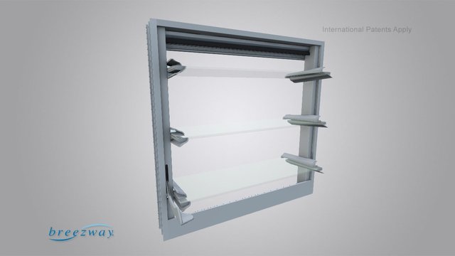 Altair Louver in a Makani Frame open 3D Model