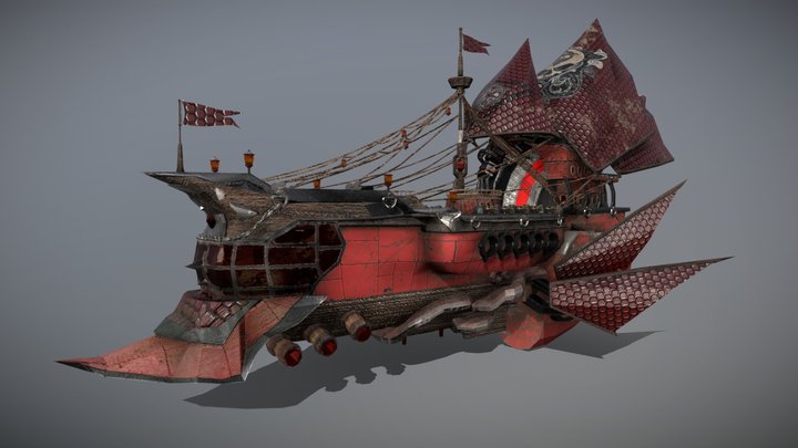 ジグソーパズル Pirate Ship 3d Model Rokrgeek Future Pirate Ship Wooden 3D Model – Rokr Geek