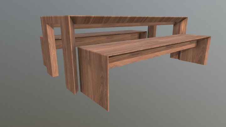Dining Table 3D Model