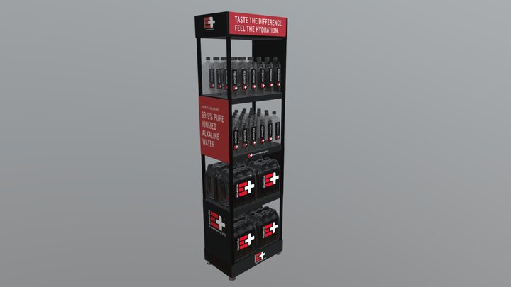 Essentia Water Display 3D Model
