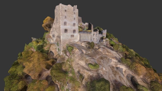 Castle Liebenstein/Burg Liebenstein, Germany 3D Model