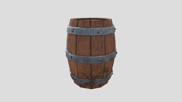 Barrel 3D Model