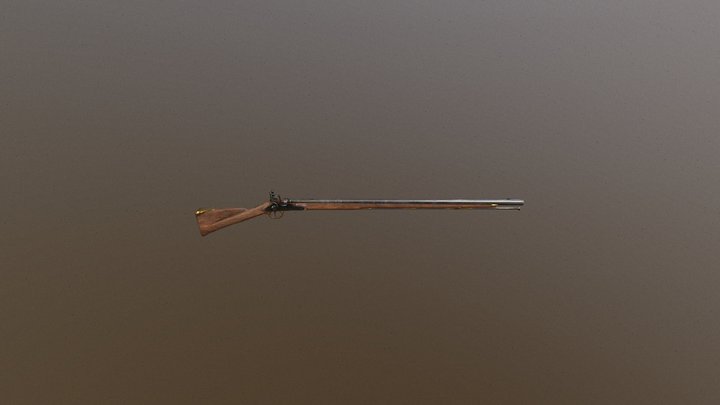 musket indian 3D Model