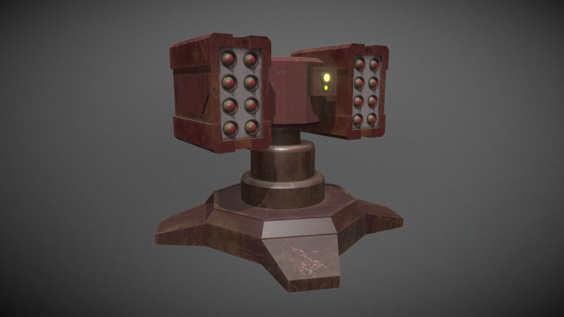 Towerdefense Simple Missile Turret 3d Model By Art Teeves 90491c1