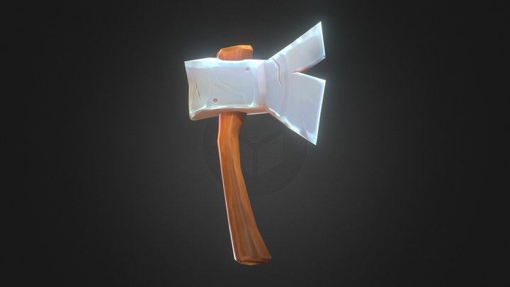 Stylized Axe 3D Model