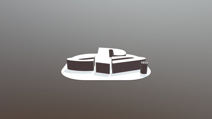 Playstation Logo 3D Model