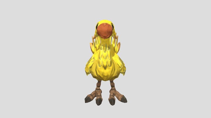 Chocobo 3D Model