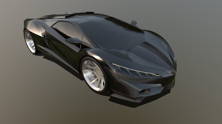 Gravity Sketch VR - Lamborghini Concept 3D Model