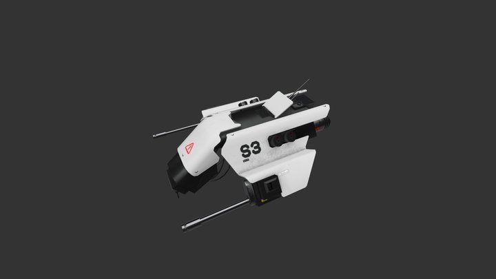S3 Ship 3D Model