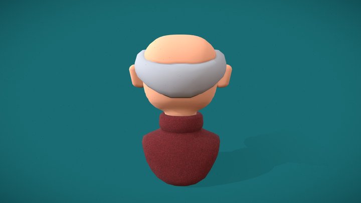 Cartoon Opa 3D Model