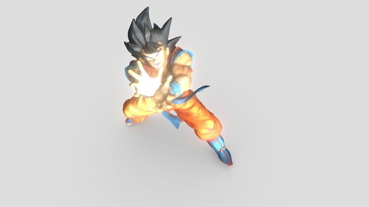 Son Goku 3D Model