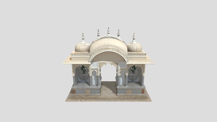 Sunlit Archway Pavilion 3D Model