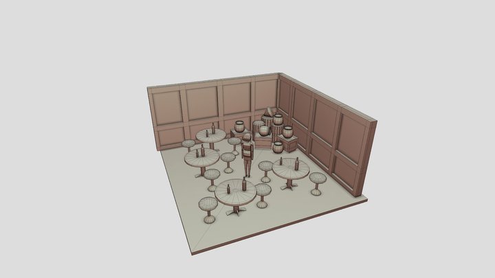 CT4012 - Assignment 2 - 3D Scene 3D Model