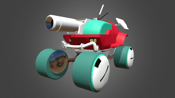 Metal Attacker 3D Model