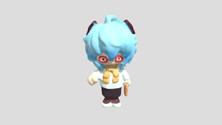 ganyuuu edited for color 3D Model