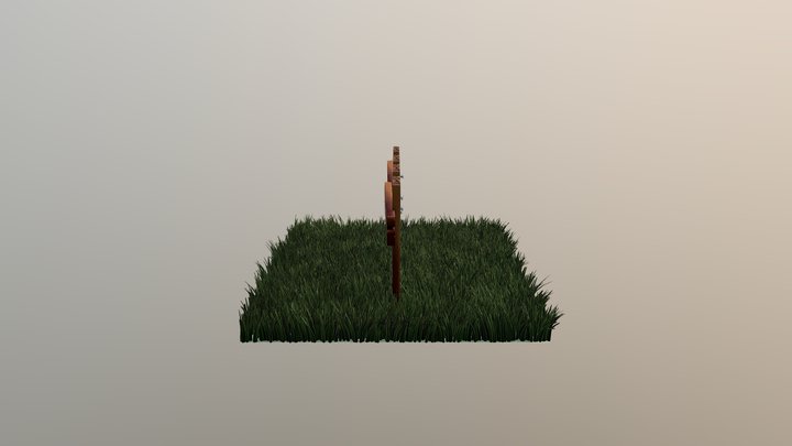 Grassfence 3D Model