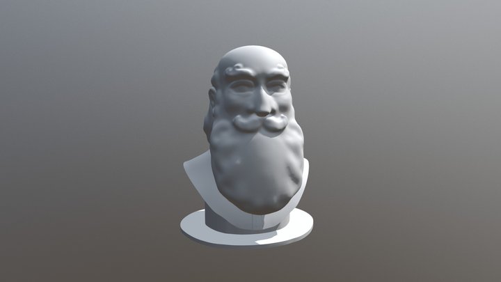 3D-Print Santa 3D Model
