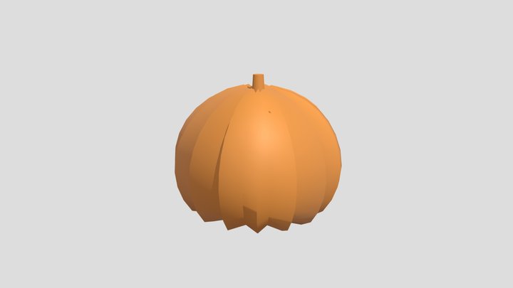 pumpkin face 2 3D Model