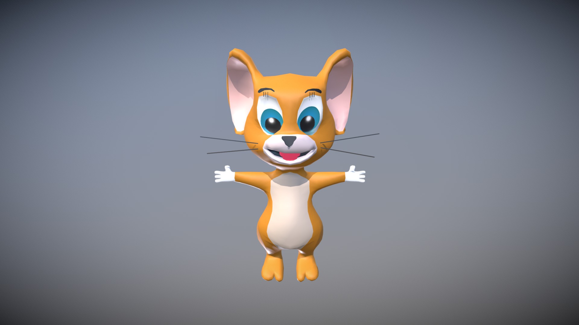 Jerry 3D character - Download Free 3D model by Susheel Reddy  (@Susheel.Reddy) [9050b19]