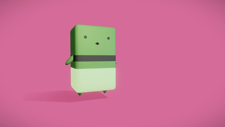 Cube Fly 3D Model