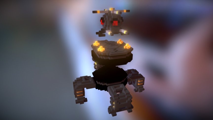Heli Turret - #voxeladay Day 10!