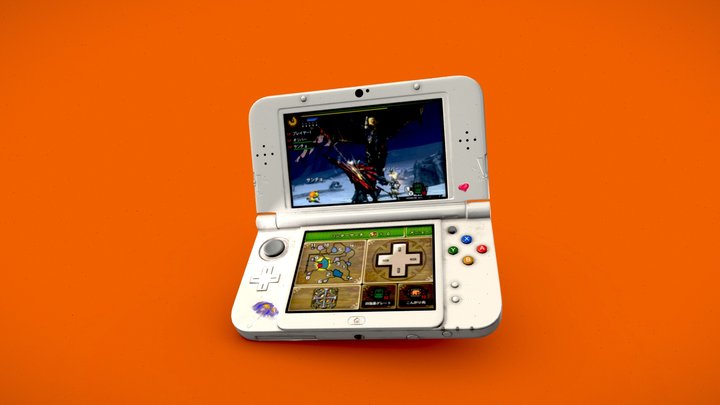 Nintendo 3DS XL 3D Model