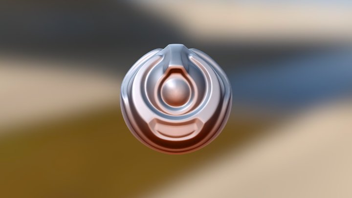 Robo-Orb Retopology 3D Model