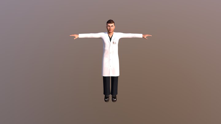 Male Doctor 4 3D Model