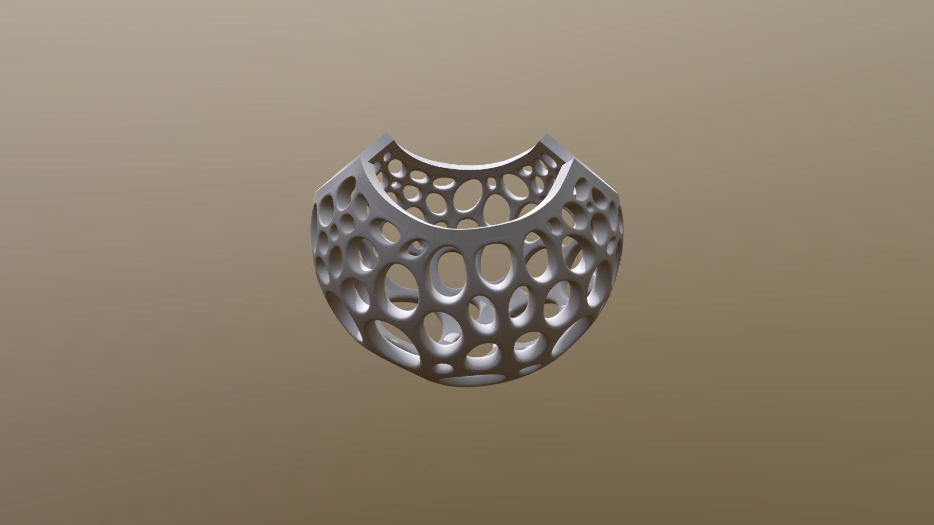 Stereographic Voronoi Sphere
