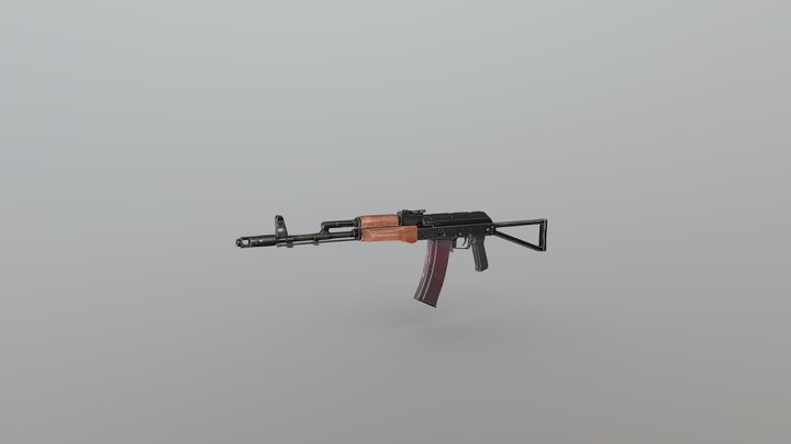 AKS 74 3D Model