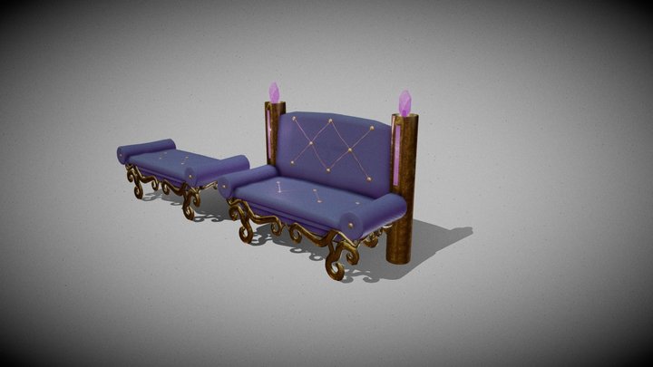 Fantasy Sofa 3D Model