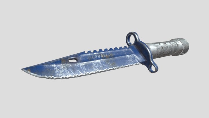 Cobalt Knife 3D Model