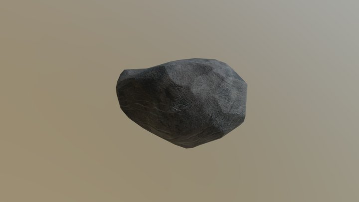 Rock3 Low 3D Model