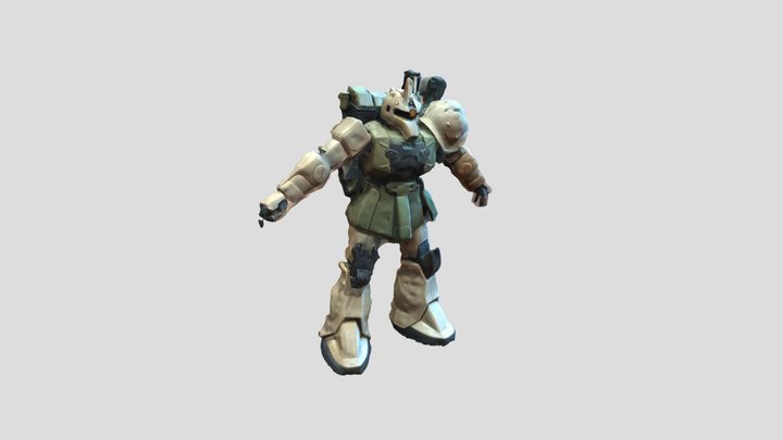Gundam-gray 3D Model