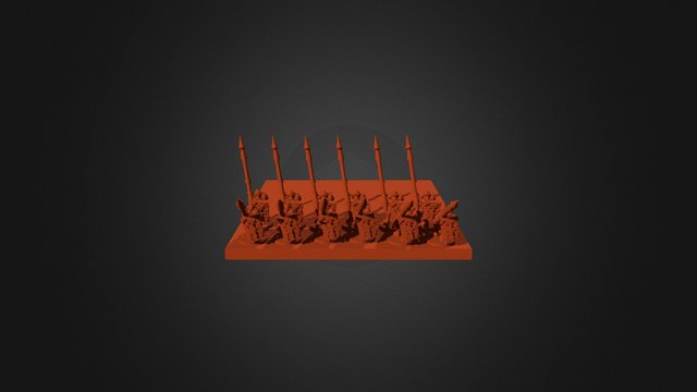 Junker Legionary Triarii 3D Model