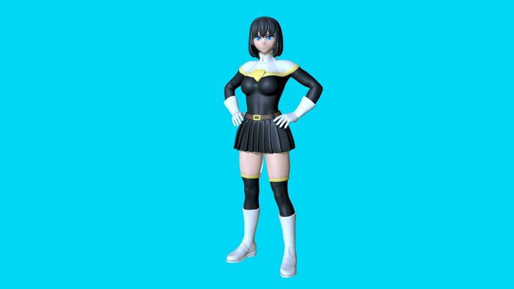 Lady Iguality 3D Model
