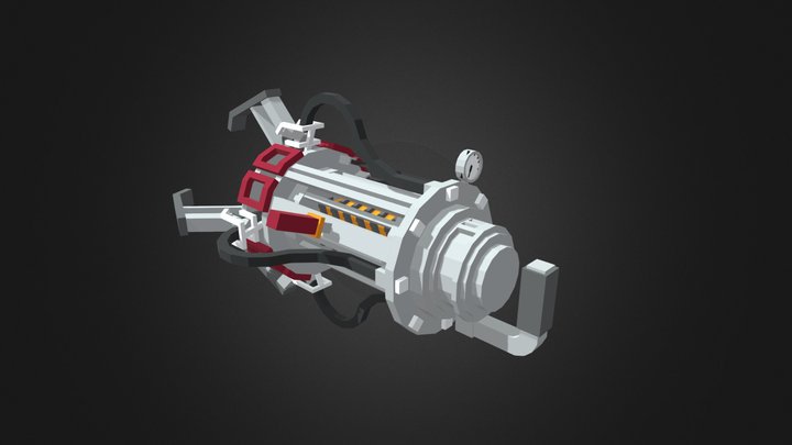 Portal Gun Beta 3D Model