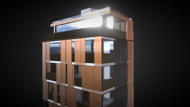 Cardiff Lane Apartments 3D Model