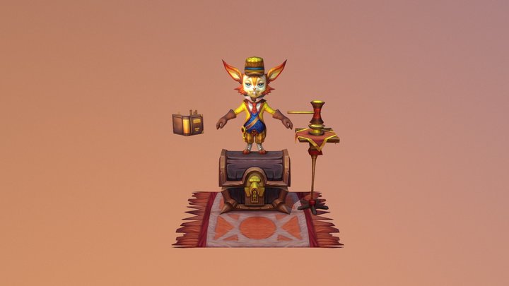 拍卖行老板 3D Model