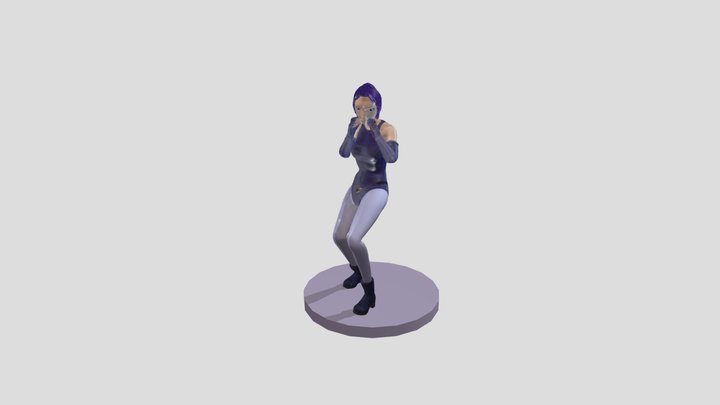 Fighting Pose 3D Model