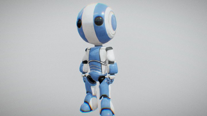 AO-Maru the Friendly Robot | Unity 3d Avatar 3D Model