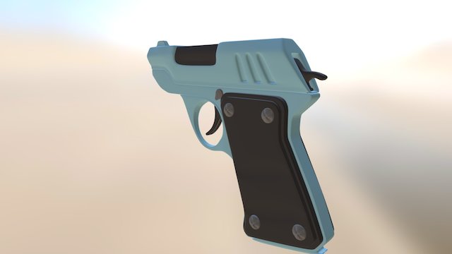 Pistol Model 3D Model